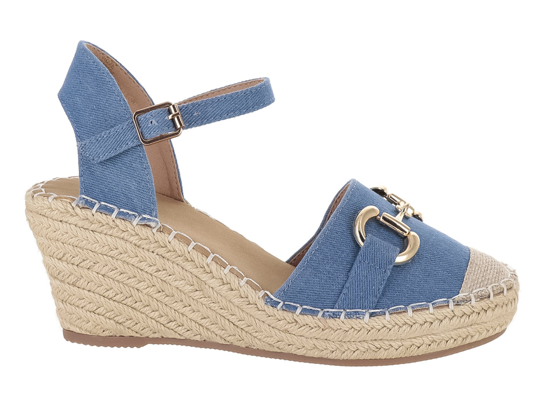 Sandalias Roze Azul de Plataforma para Mujer