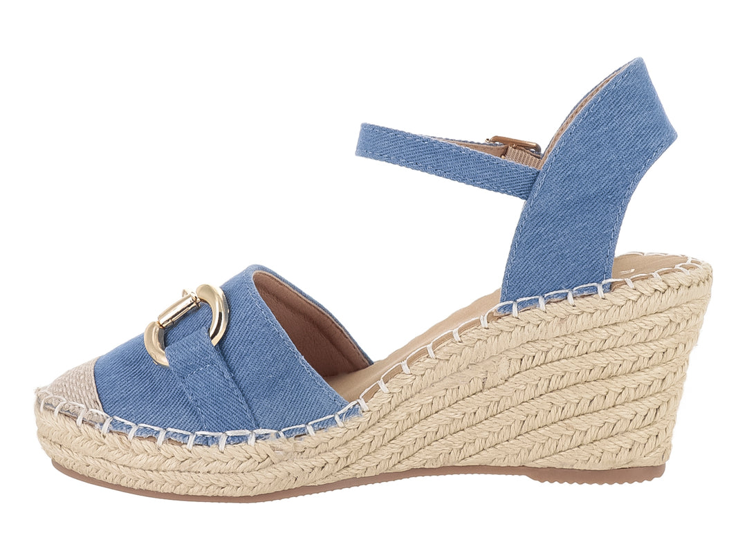Sandalias Roze Azul de Plataforma para Mujer