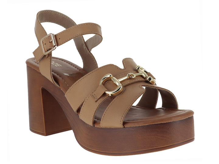 Sandalias ROZE Color Camel para Mujer