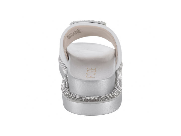 Sandalias ROZE Blancas con Glitter para Mujer