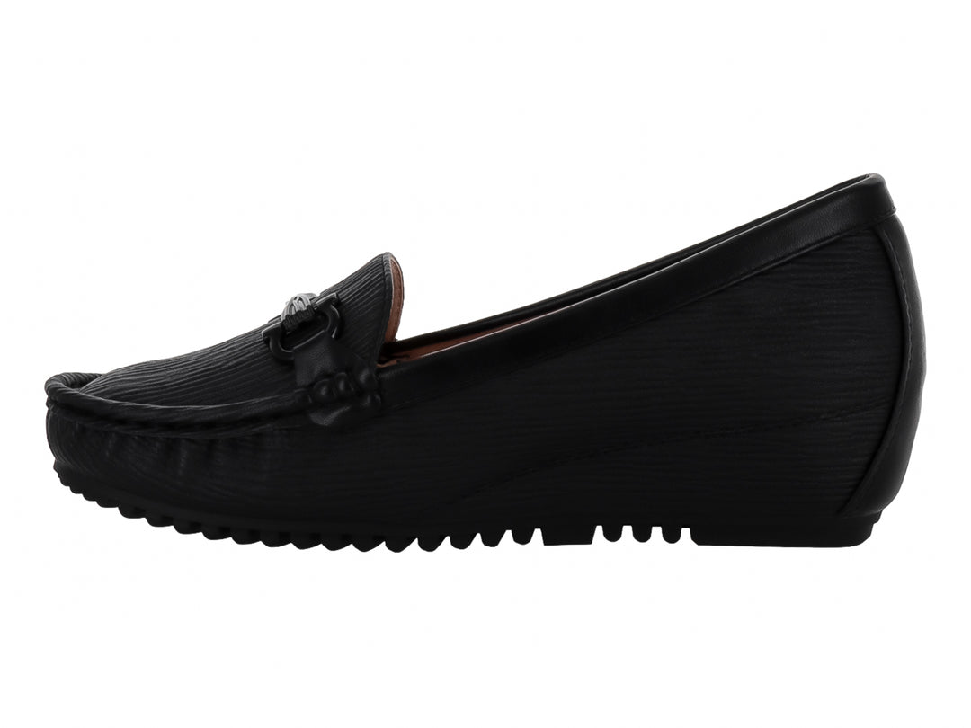 Zapatos Mocasines ROZE Negro para Mujer