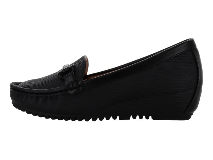 Zapatos Mocasines ROZE Negro para Mujer