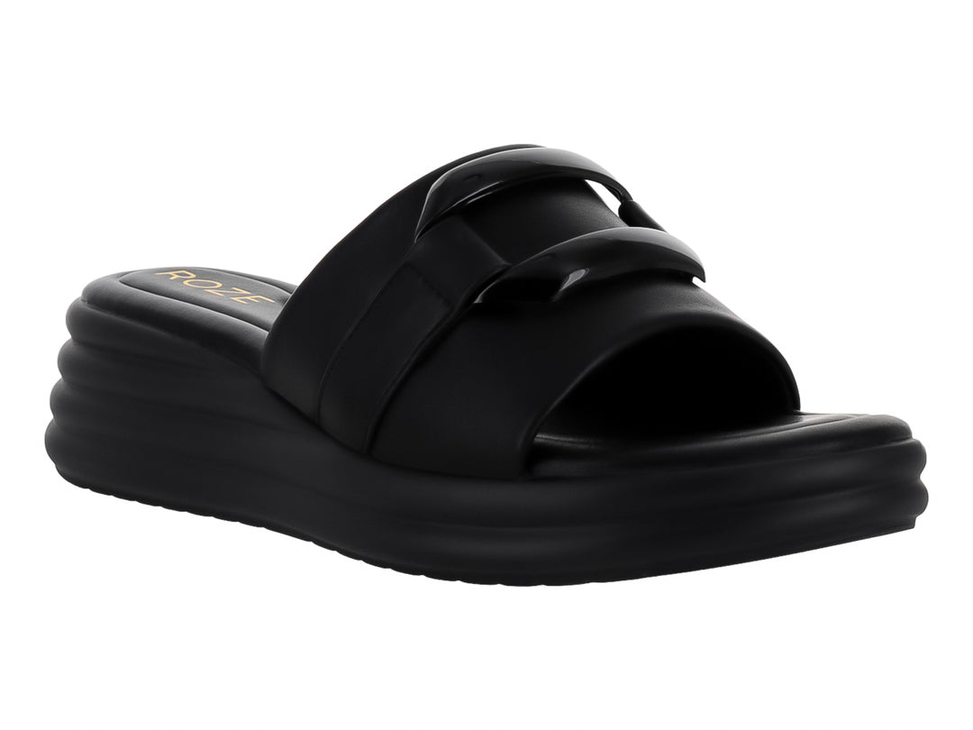 Sandalias ROZE Plataforma Negro para Mujer