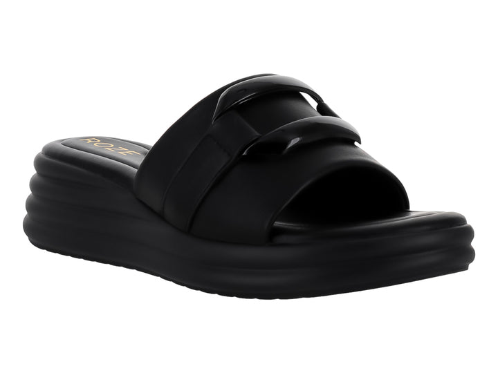 Sandalias ROZE Plataforma Negro para Mujer