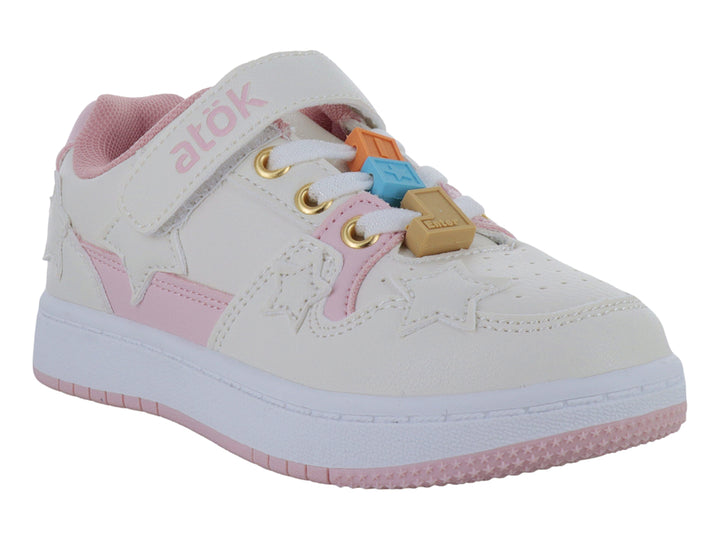 Tenis ATOK Blanco y Rosa para Niña