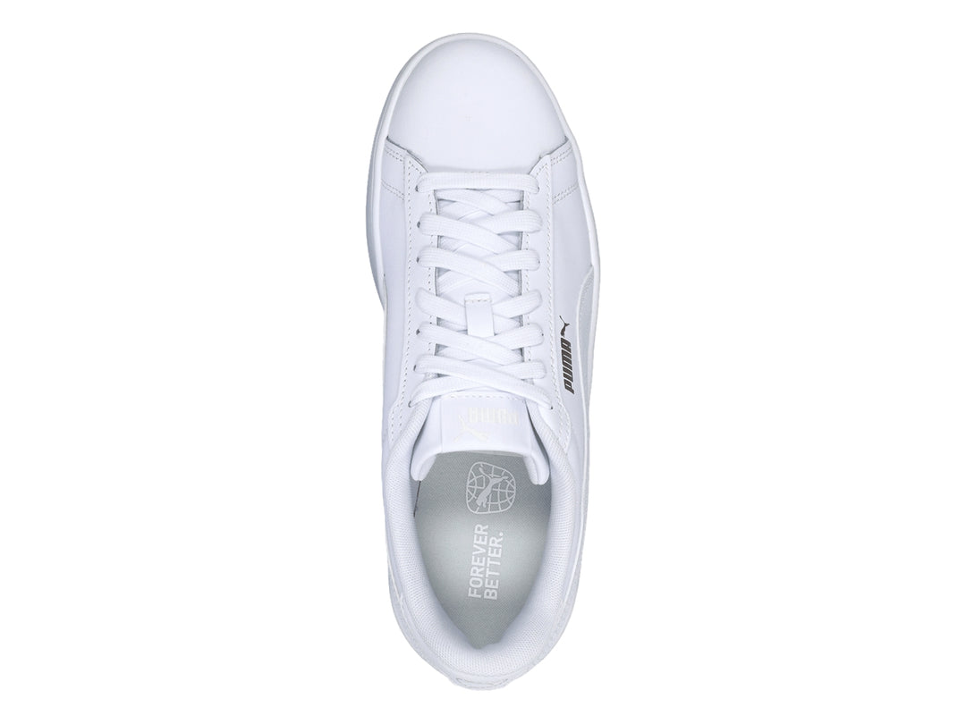 Tenis PUMA Smash 3.0 L Blanco con Oro para Mujer