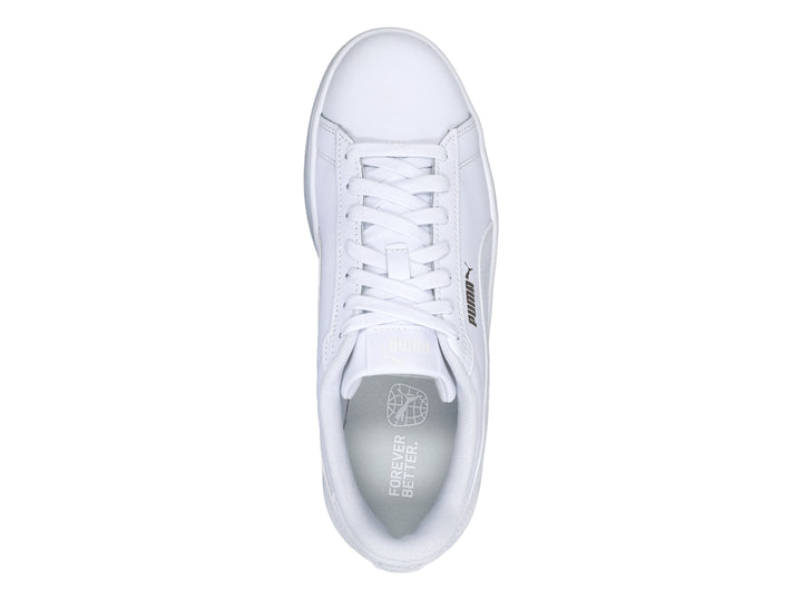 Tenis PUMA Smash 3.0 L Blanco con Oro para Mujer