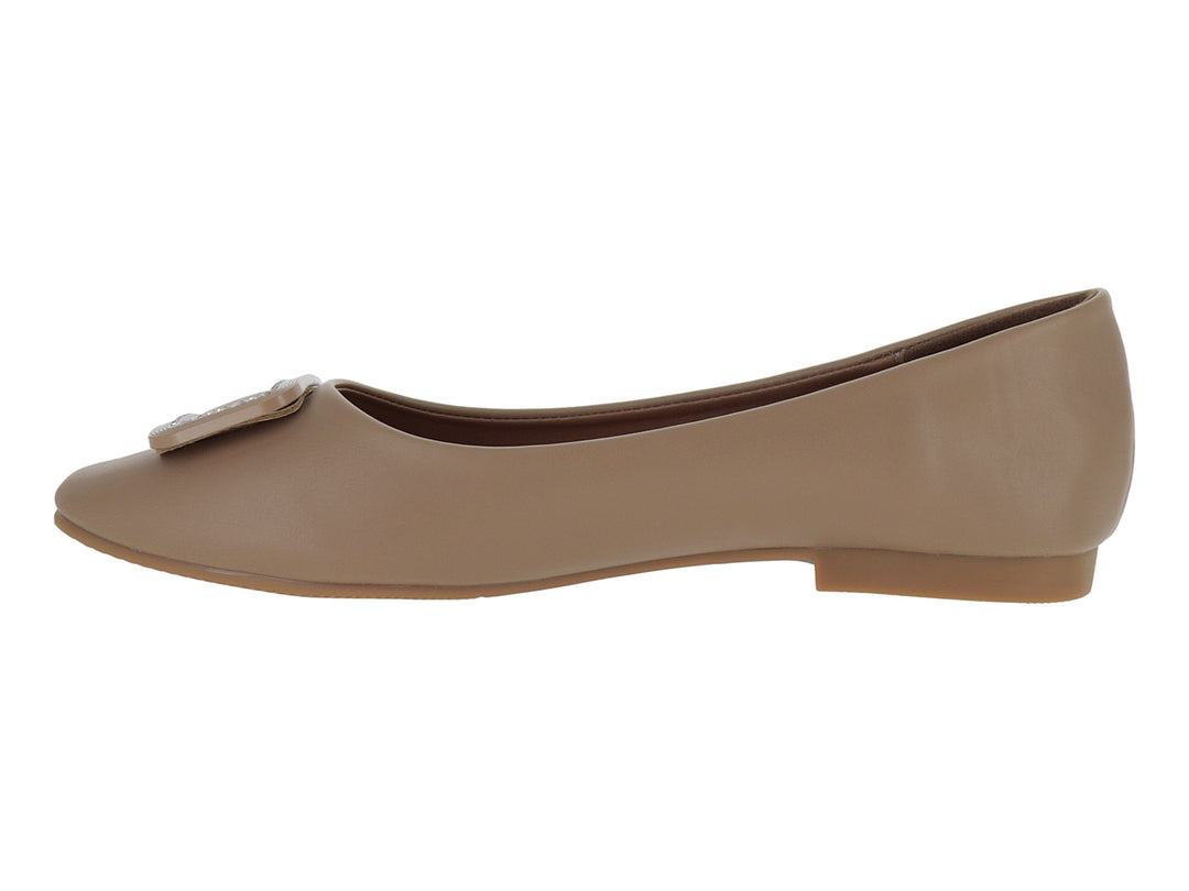 Zapatos Planos Roze Beige para Mujer