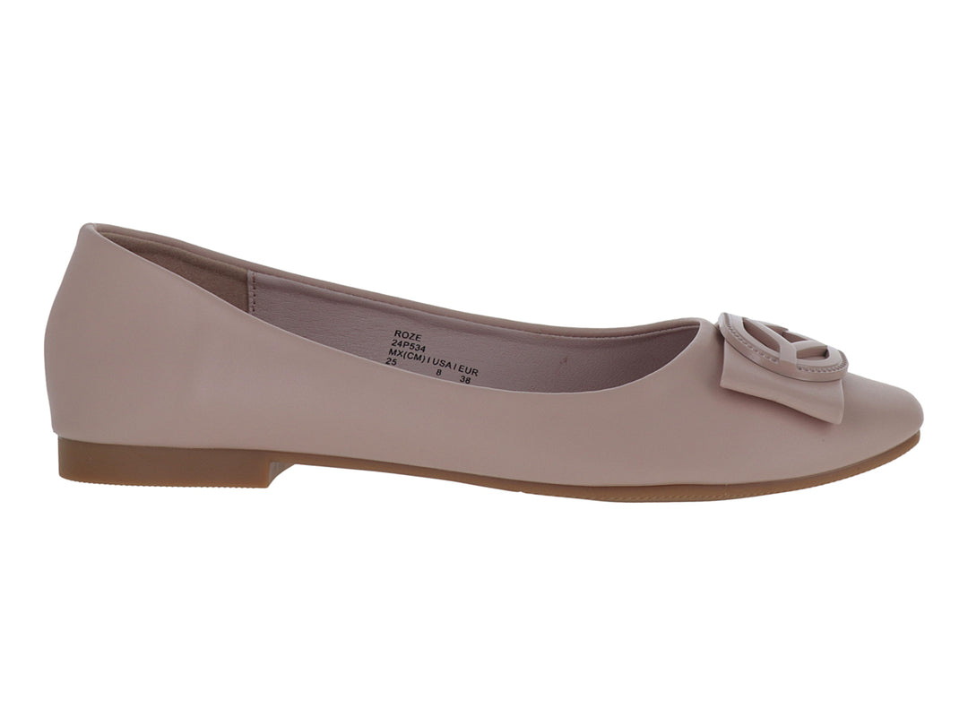 Zapatos Planos Roze Rosa para Mujer