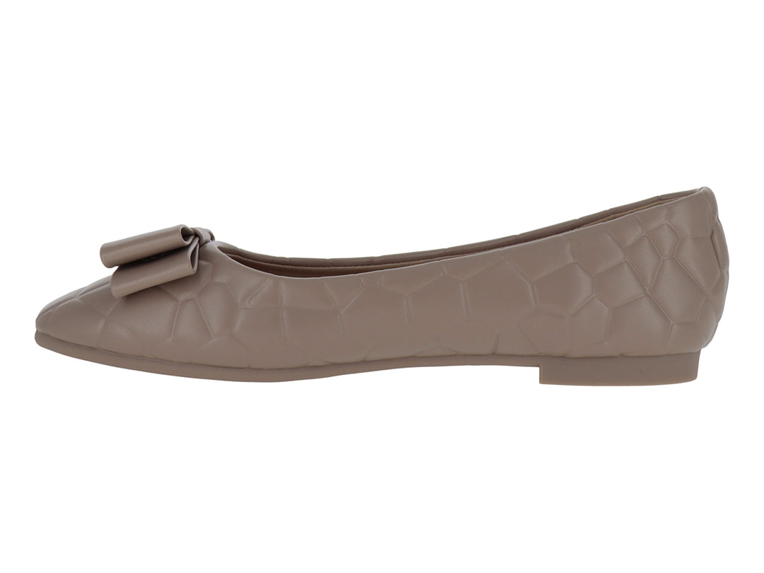 Zapatos Planos Roze Color Beige para Mujer