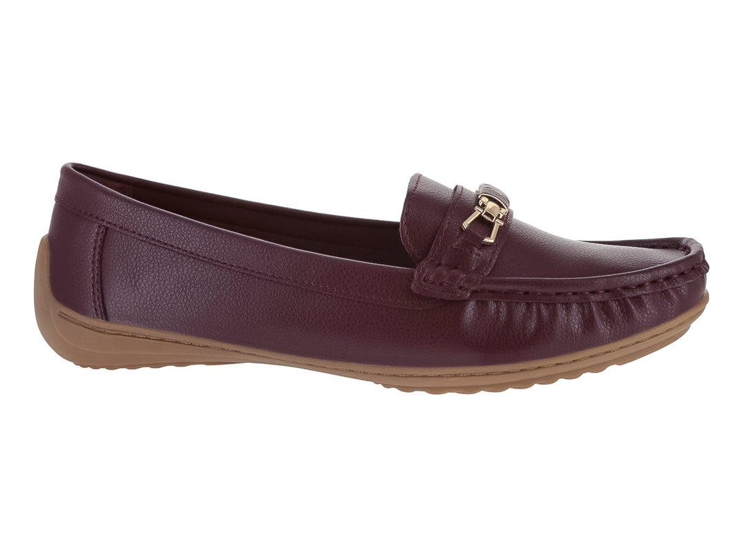 Zapatos Mocasines ROZE Color Guinda para Mujer