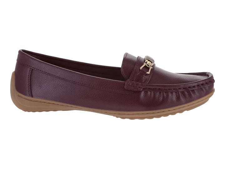 Zapatos Mocasines ROZE Color Guinda para Mujer