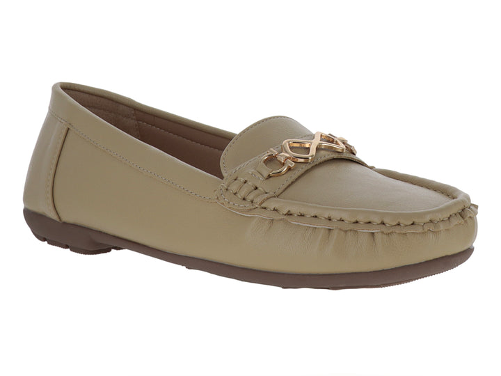 Zapatos Mocasines ROZE Color Tan para Mujer