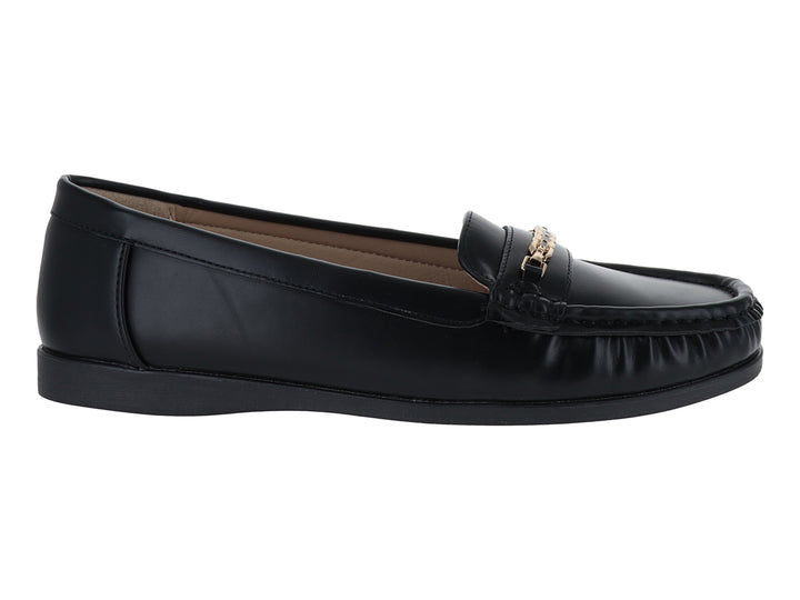 Zapatos Mocasines Roze Negro para Mujer