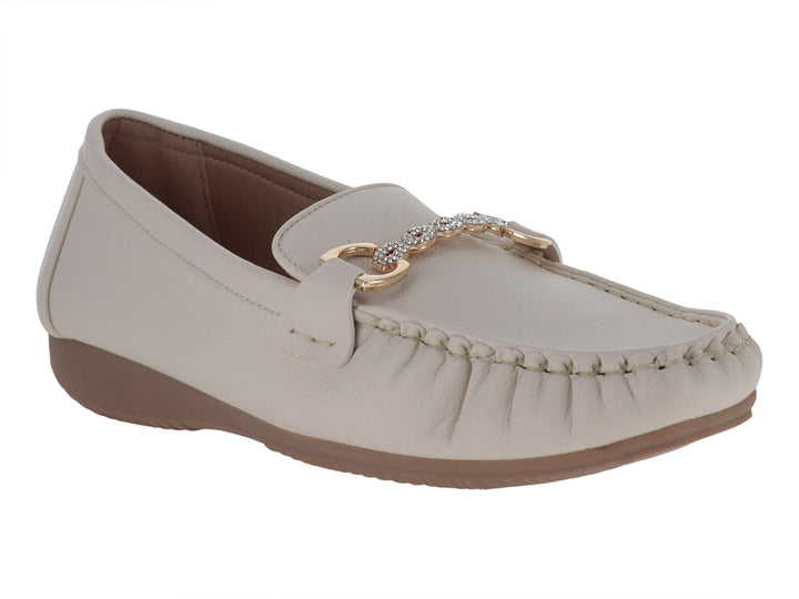 Zapatos Mocasines ROZE Beige para Mujer