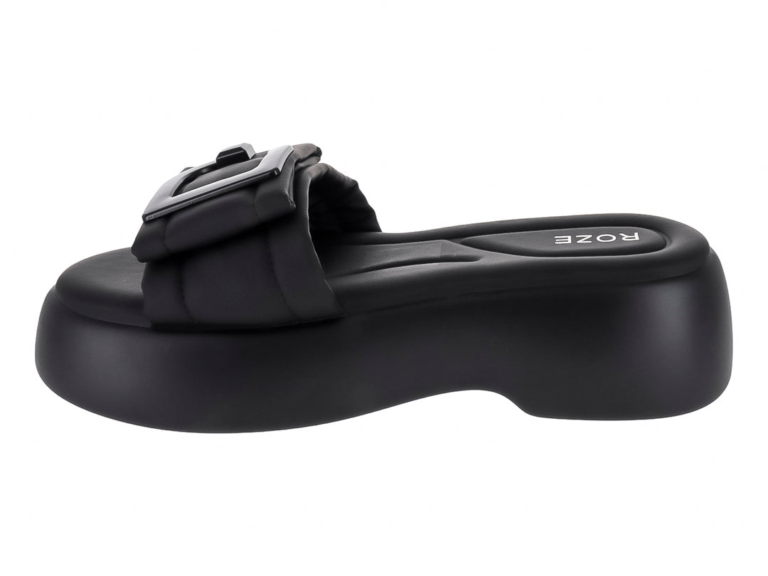 Sandalias ROZE Plataforma Negro para Mujer