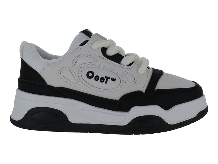 Tenis ATOK Beige y Negro para Mujer