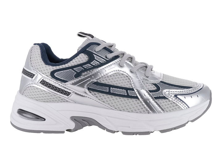Tenis ATOK Gris y Plata para Mujer