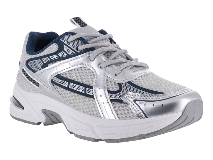 Tenis ATOK Gris y Plata para Mujer