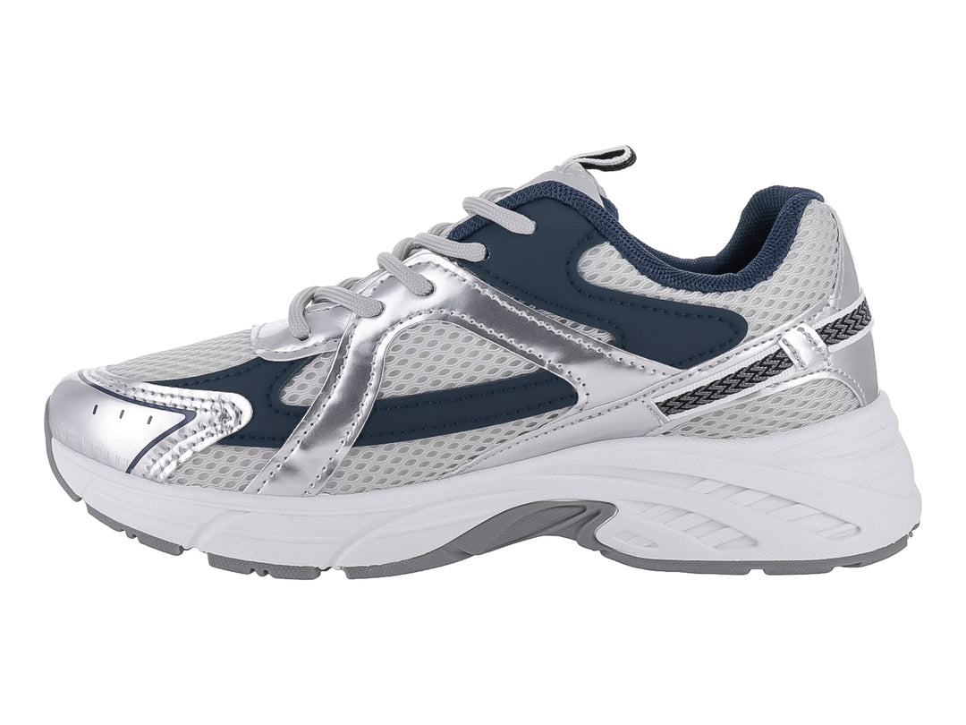 Tenis ATOK Gris y Plata para Mujer