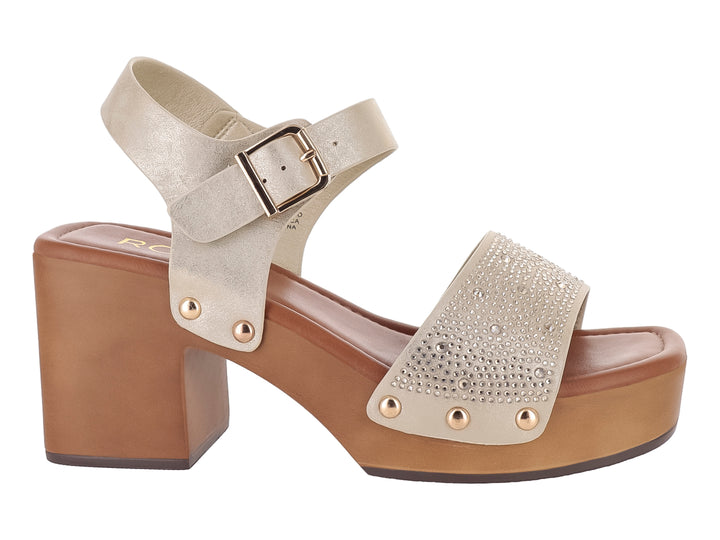 Sandalias ROZE Dorado para Mujer