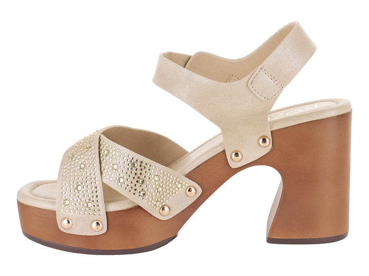 Sandalias ROZE Color Gold para Mujer