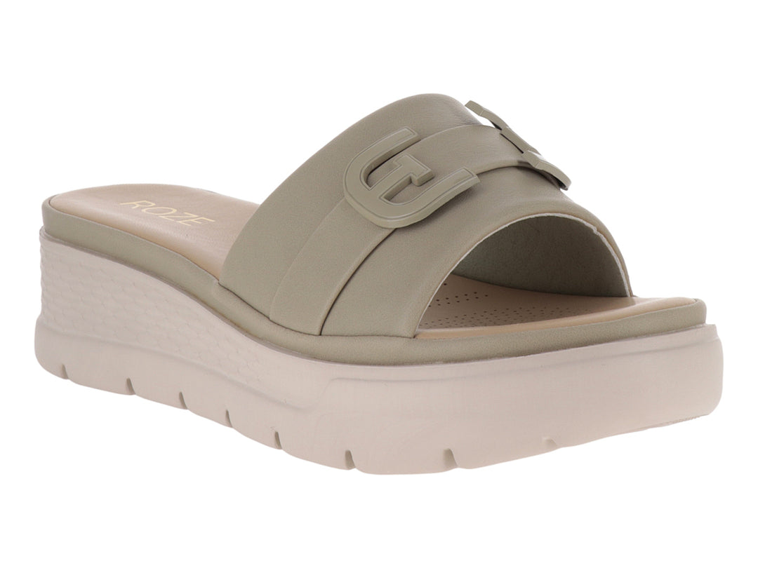 Sandalias Roze Verde Plataforma para Mujer