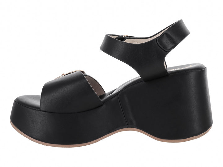 Sandalias ROZE Plataforma Negro para Mujer