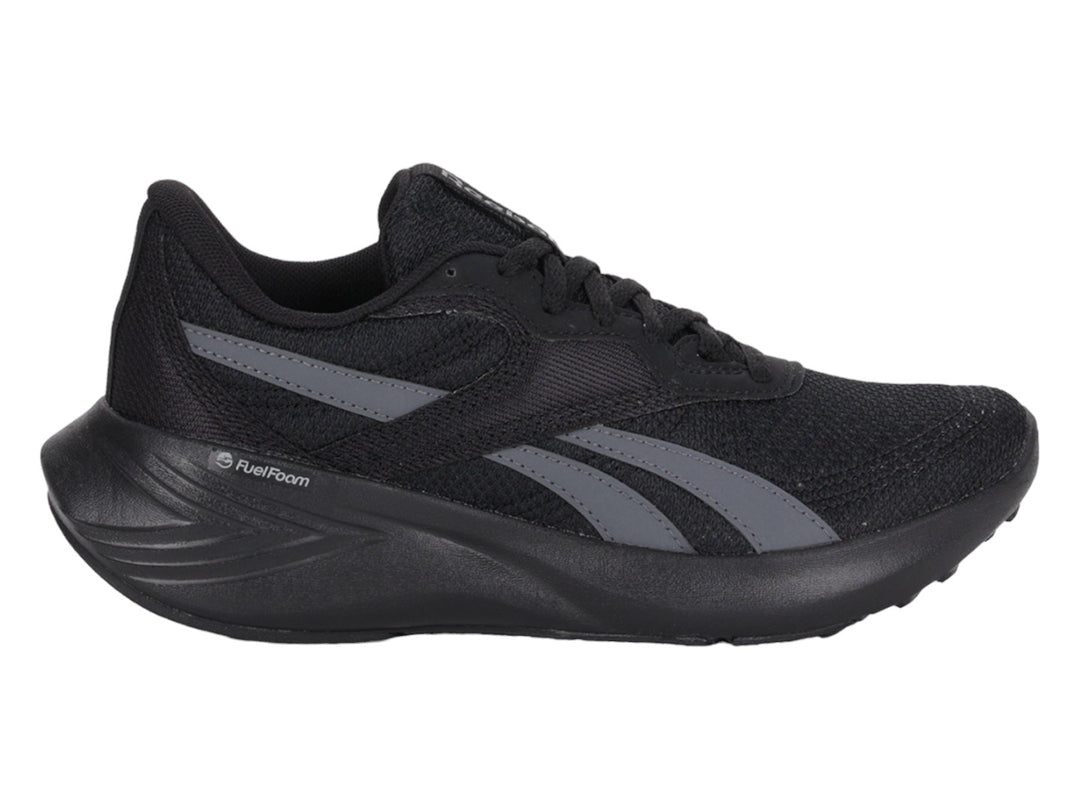 Tenis deportivos Reebok Energen Tech en color negro con detalles en gris y suela FuelFoam.