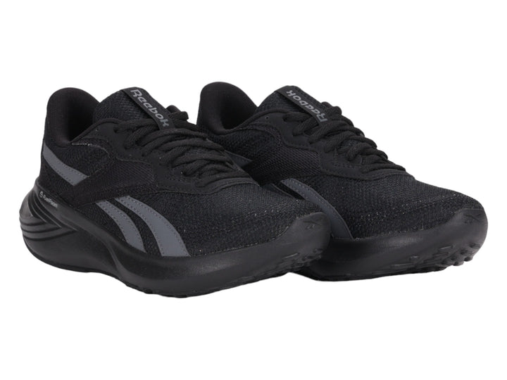 Tenis deportivos Reebok Energen Tech en color negro con detalles en gris y suela FuelFoam.