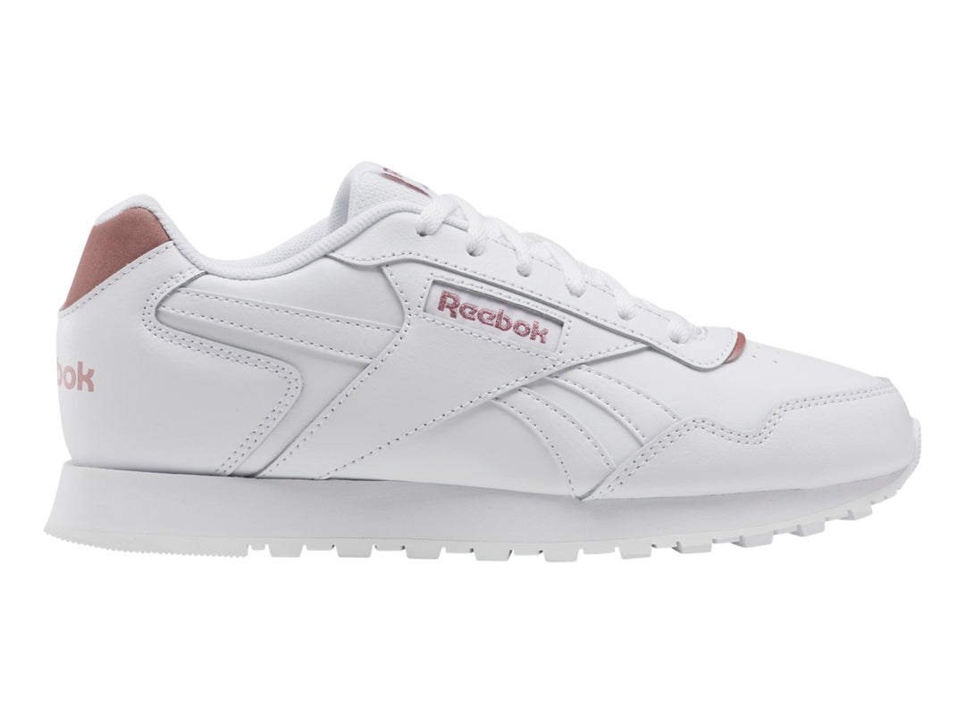 Tenis Reebok Royal Glide Blanco y Oro Rosa para Niño