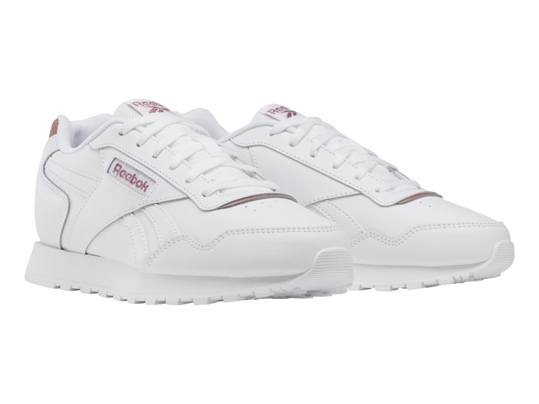 Tenis Reebok Royal Glide Blanco y Oro Rosa para Niño