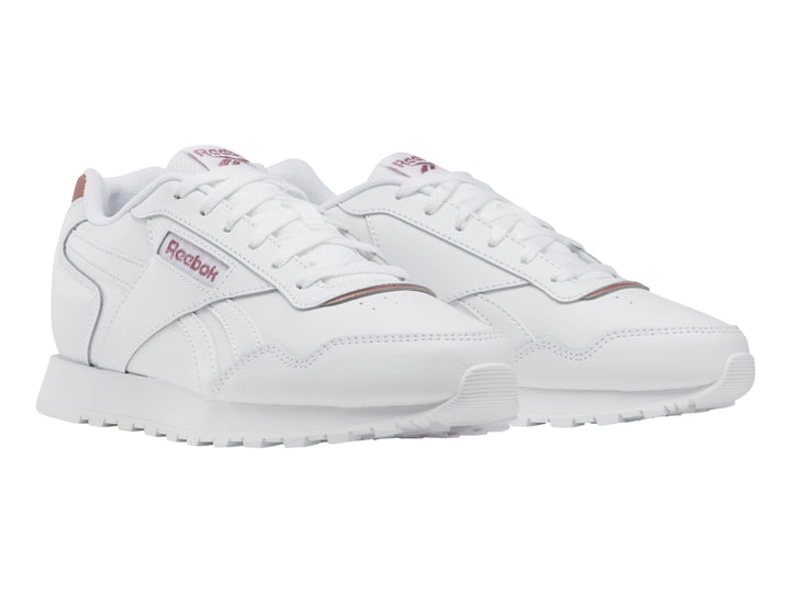 Tenis Reebok Royal Glide Blanco y Oro Rosa para Niño