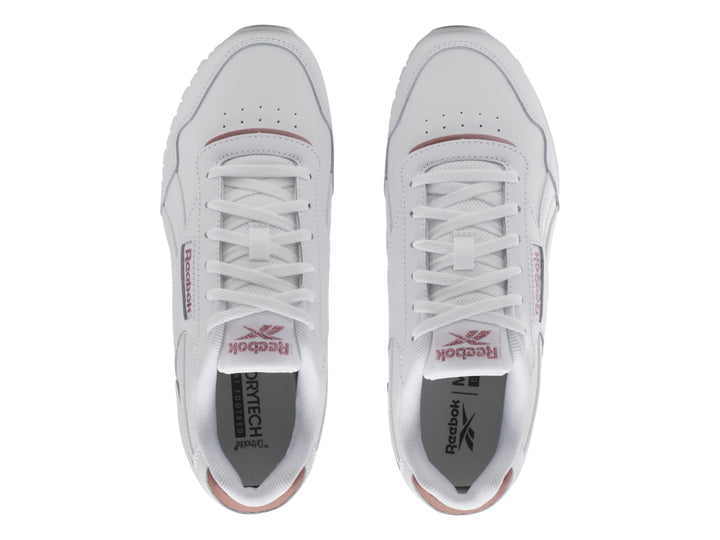 Tenis Reebok Royal Glide Blanco y Oro Rosa para Niño