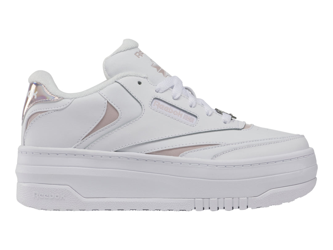 Tenis Reebok Club C Extra Blanco y Lila para Niña