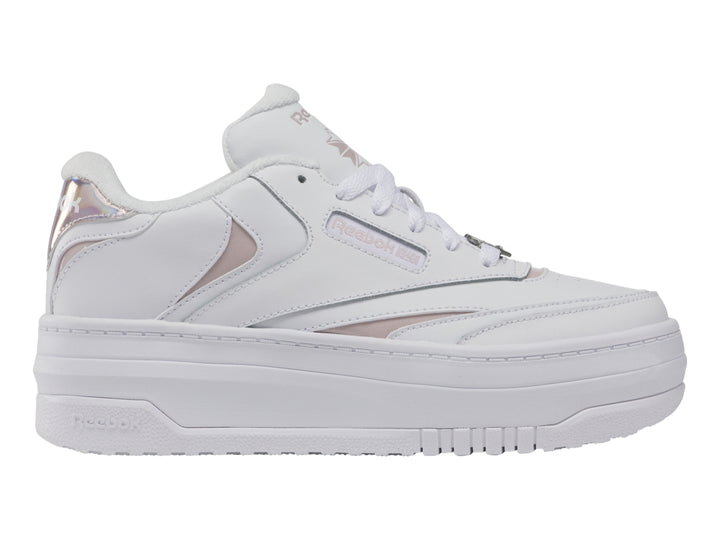 Tenis Reebok Club C Extra Blanco y Lila para Niña