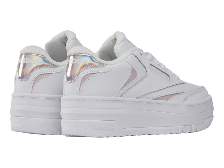 Tenis Reebok Club C Extra Blanco y Lila para Niña