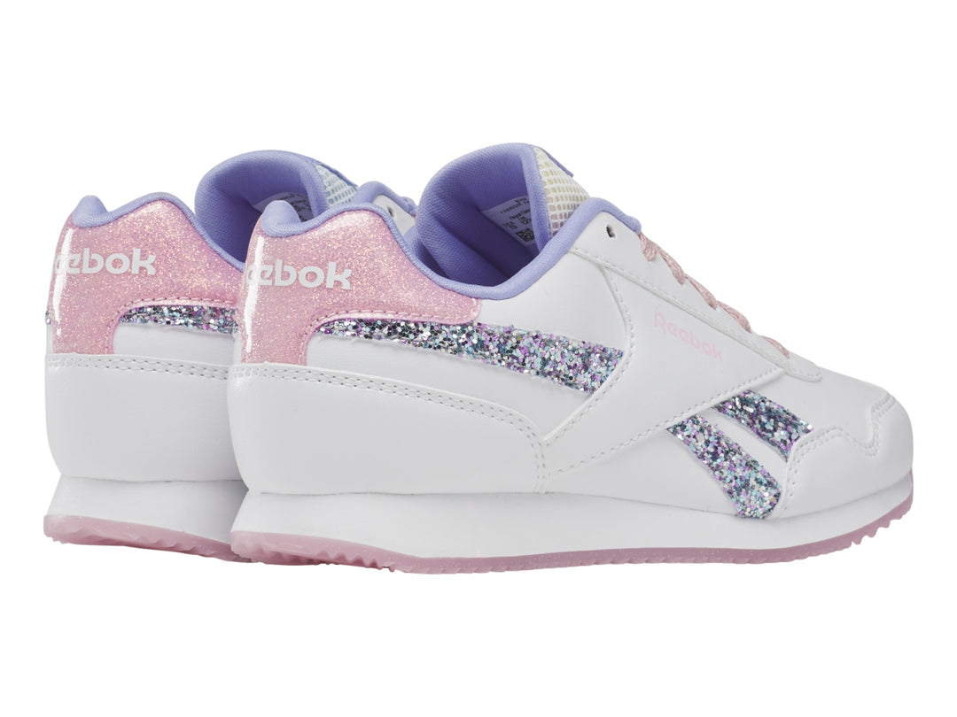 Tenis Reebok Royal CL Jog 3.0 Blanco y Rosa para Niña