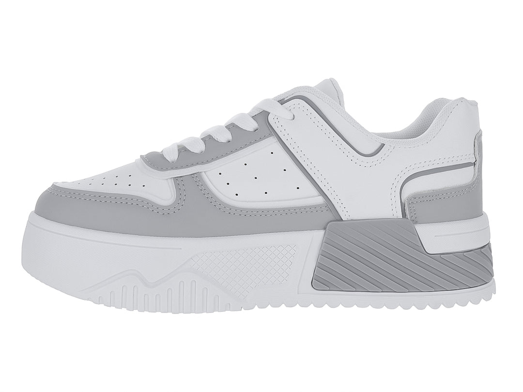 Tenis ATOK Plataforma Gris para Mujer
