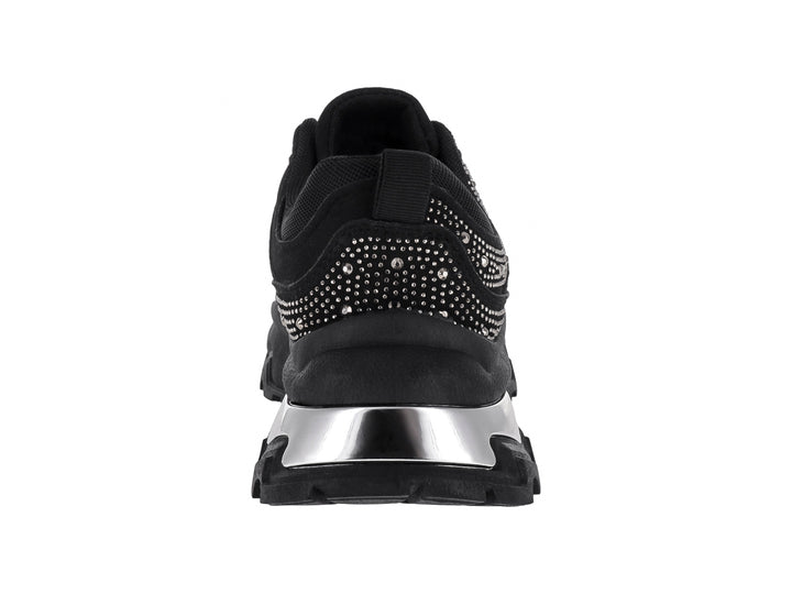 Tenis ATOK Negros con Plataforma para Mujer