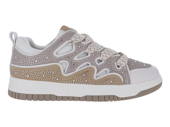 Tenis ATOK Bafan Color Khaki para Mujer