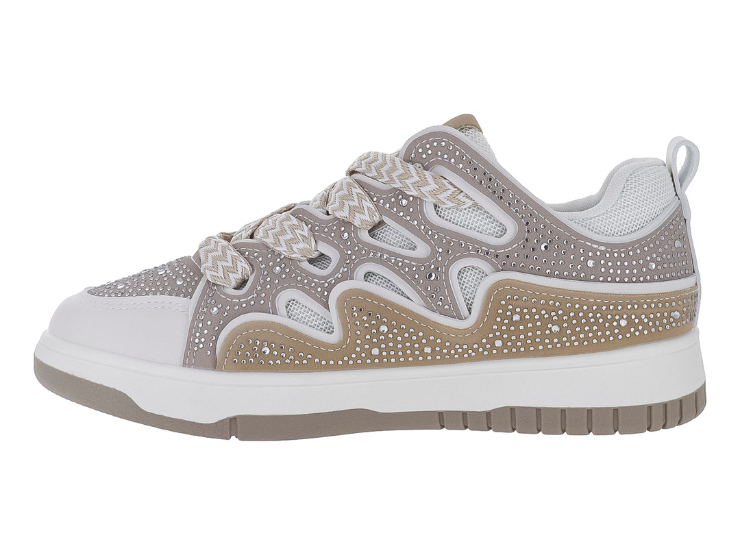 Tenis ATOK Bafan Color Khaki para Mujer