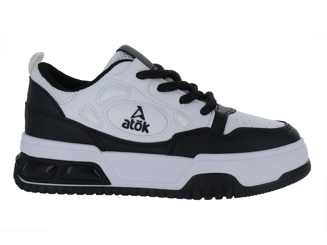 Tenis ATOK Blanco y Negro para Mujer