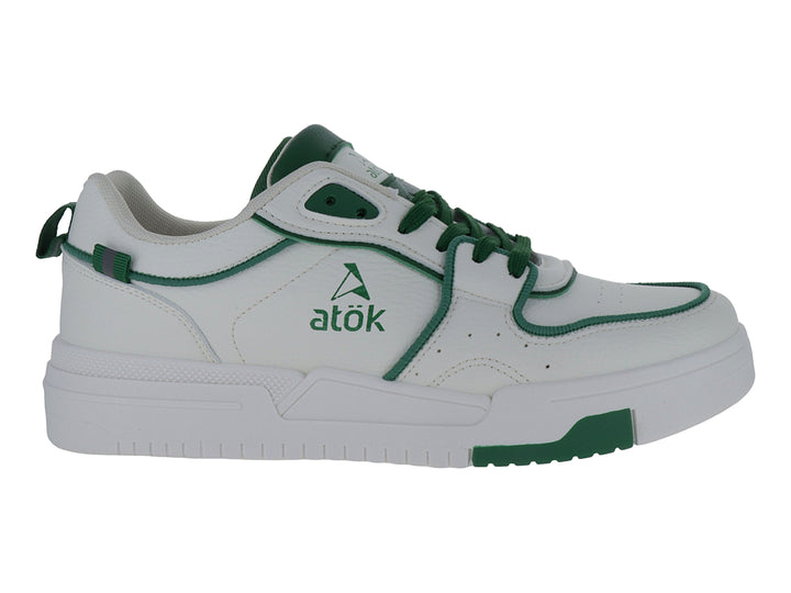 Tenis ATOK Blanco con Verde para Hombre