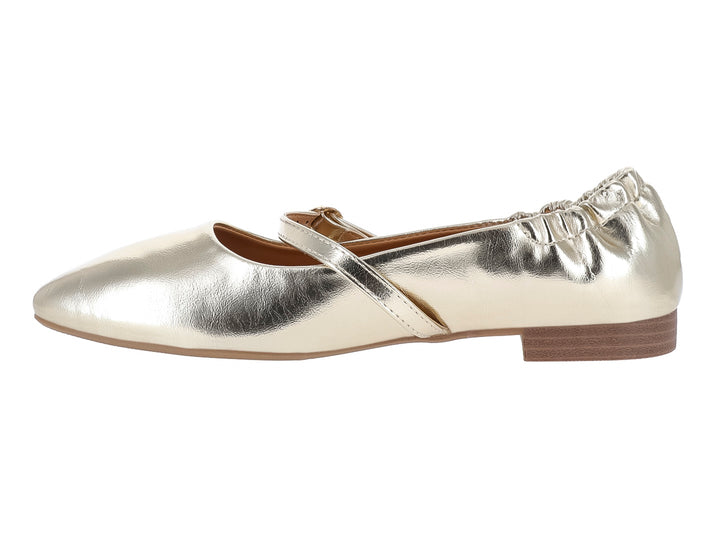 Zapatos Planos ROZE Color Dorado para Mujer