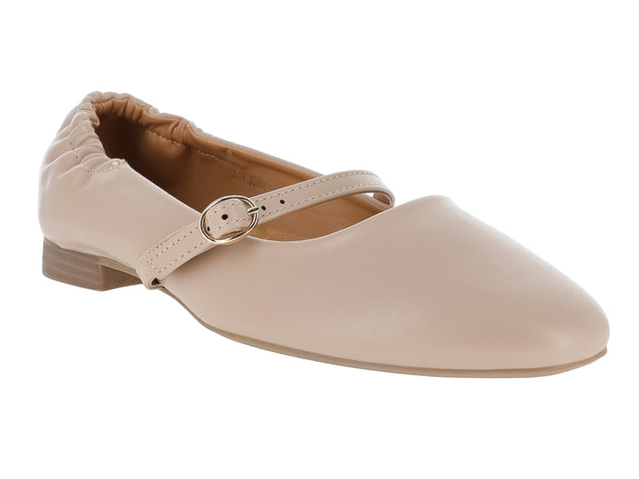 Zapatos Planos Roze Beige para Mujer