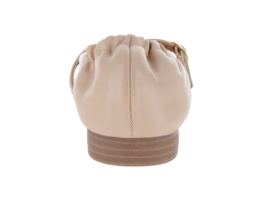 Zapatos Planos Roze Beige para Mujer