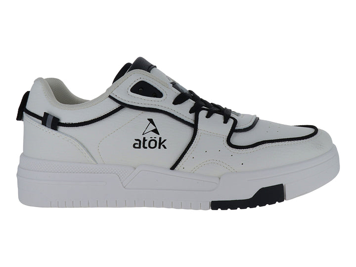 Tenis ATOK Casuales Blanco y Negro para Hombre
