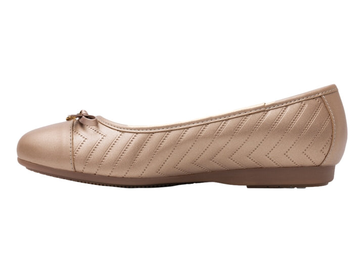 Zapatos Planos Flexi Color Cobre para Mujer
