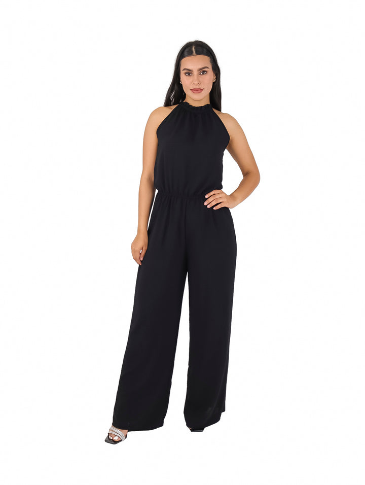 Enterizo Palazzo Juliana Favela Negro para Mujer